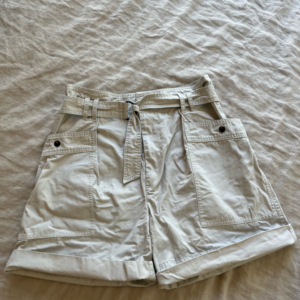 Isabel Marant Light Grey Cargo Shorts